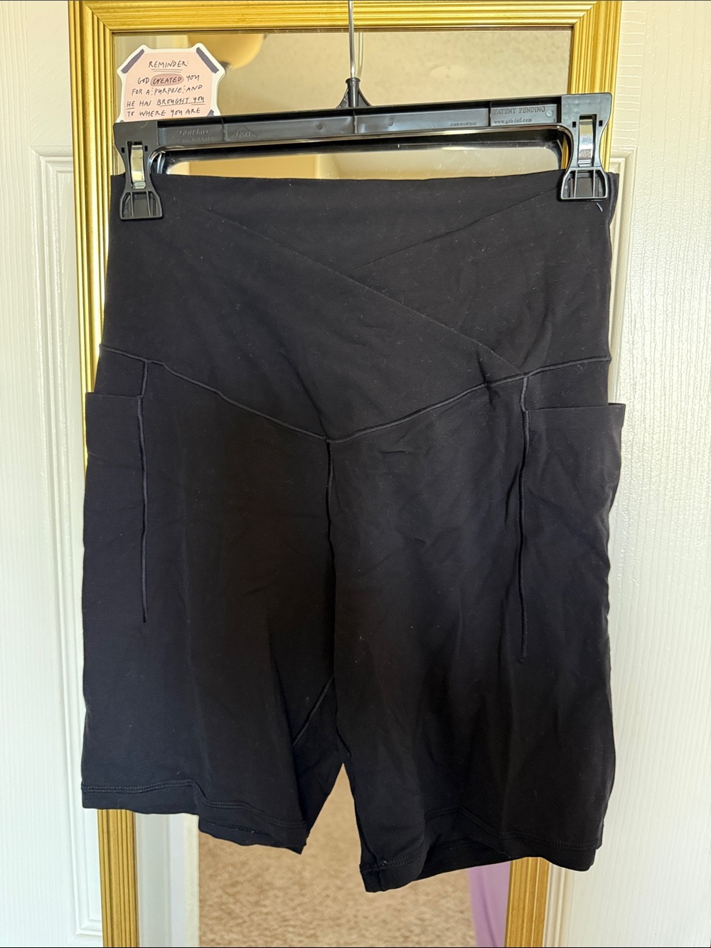 Aerie Crossover Biker Shorts with Pockets